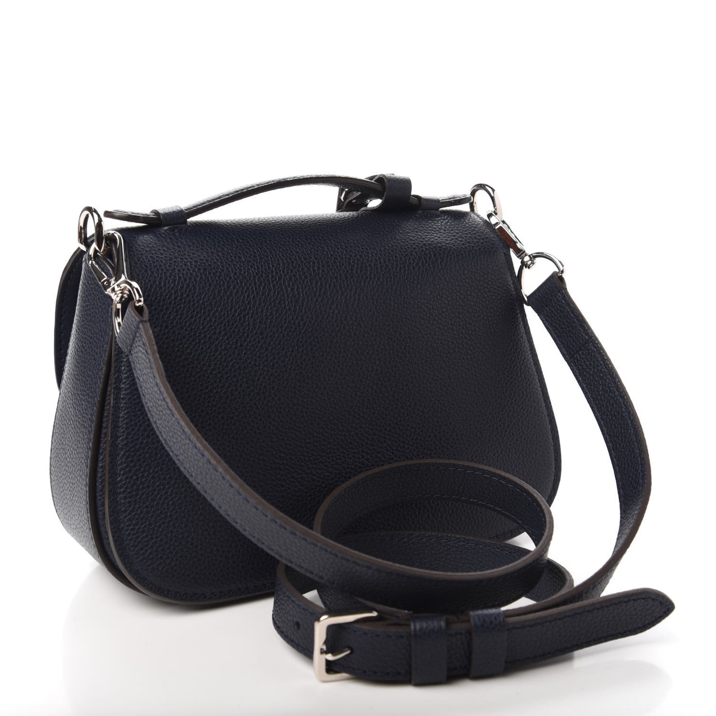 Grained Calfskin Vivienne NM Blue Marine