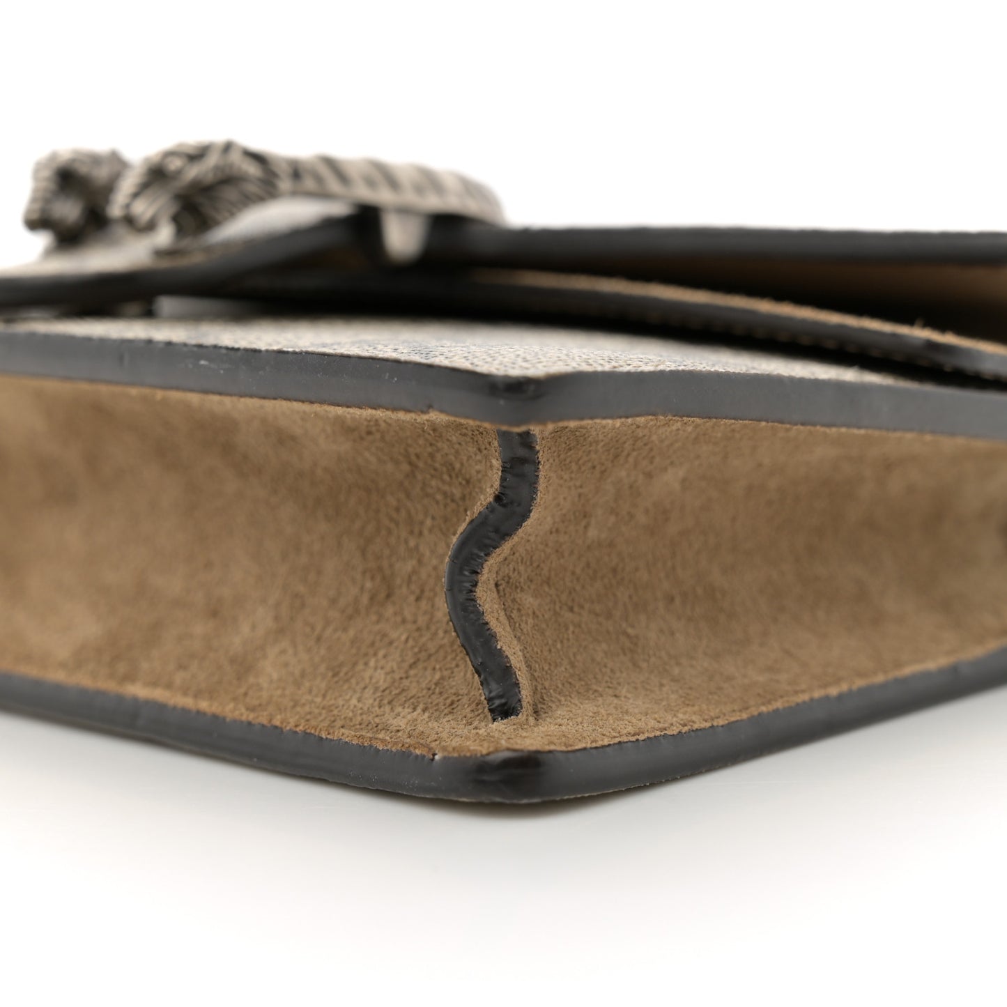GG Supreme Monogram Super Mini Dionysus Shoulder Bag Taupe