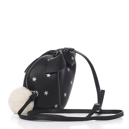 Loewe Calfskin Mini Star Bunny Crossbody Bag Black 4 of 10