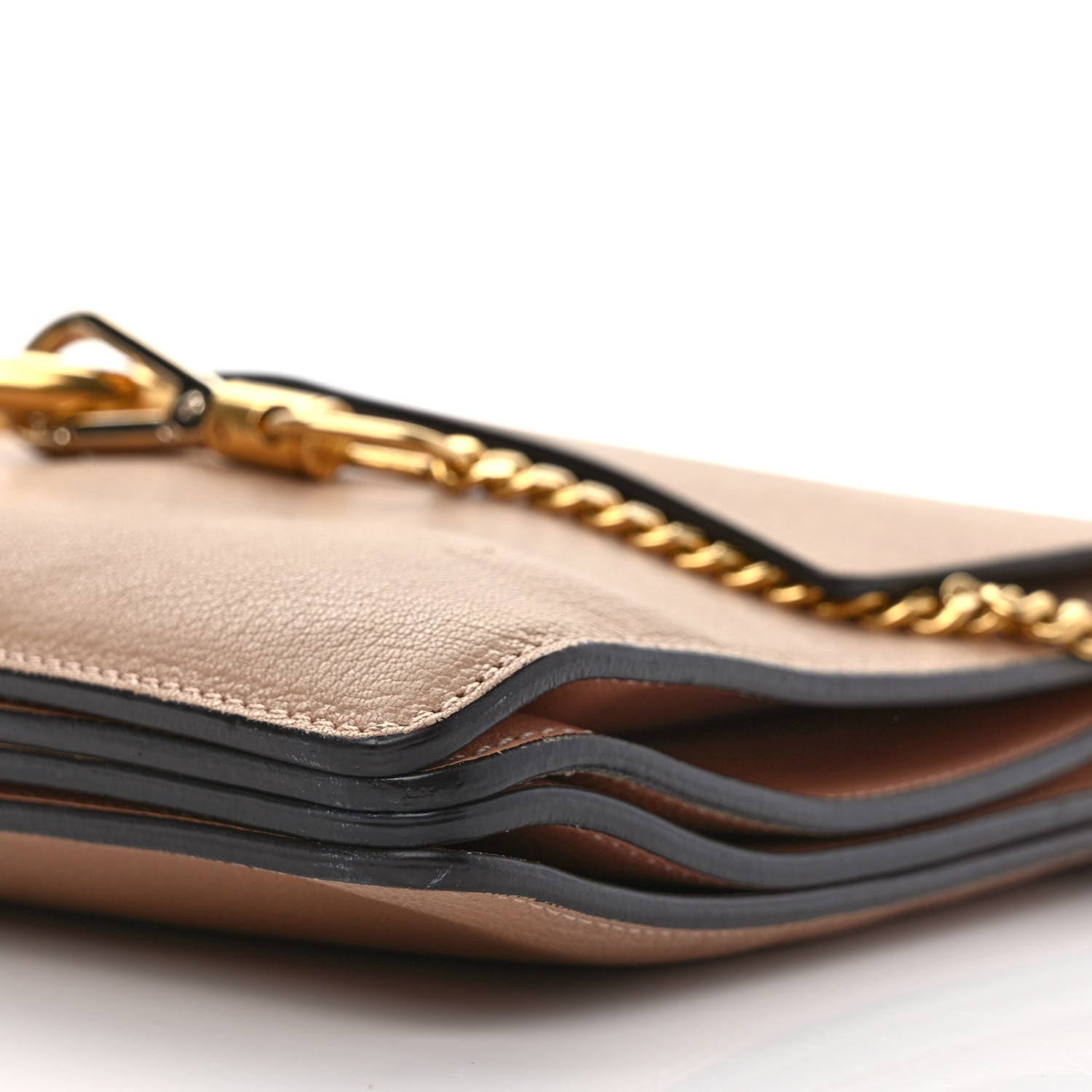Chloe Goatskin Medium Faye Shoulder Bag Tan 7 of 7
