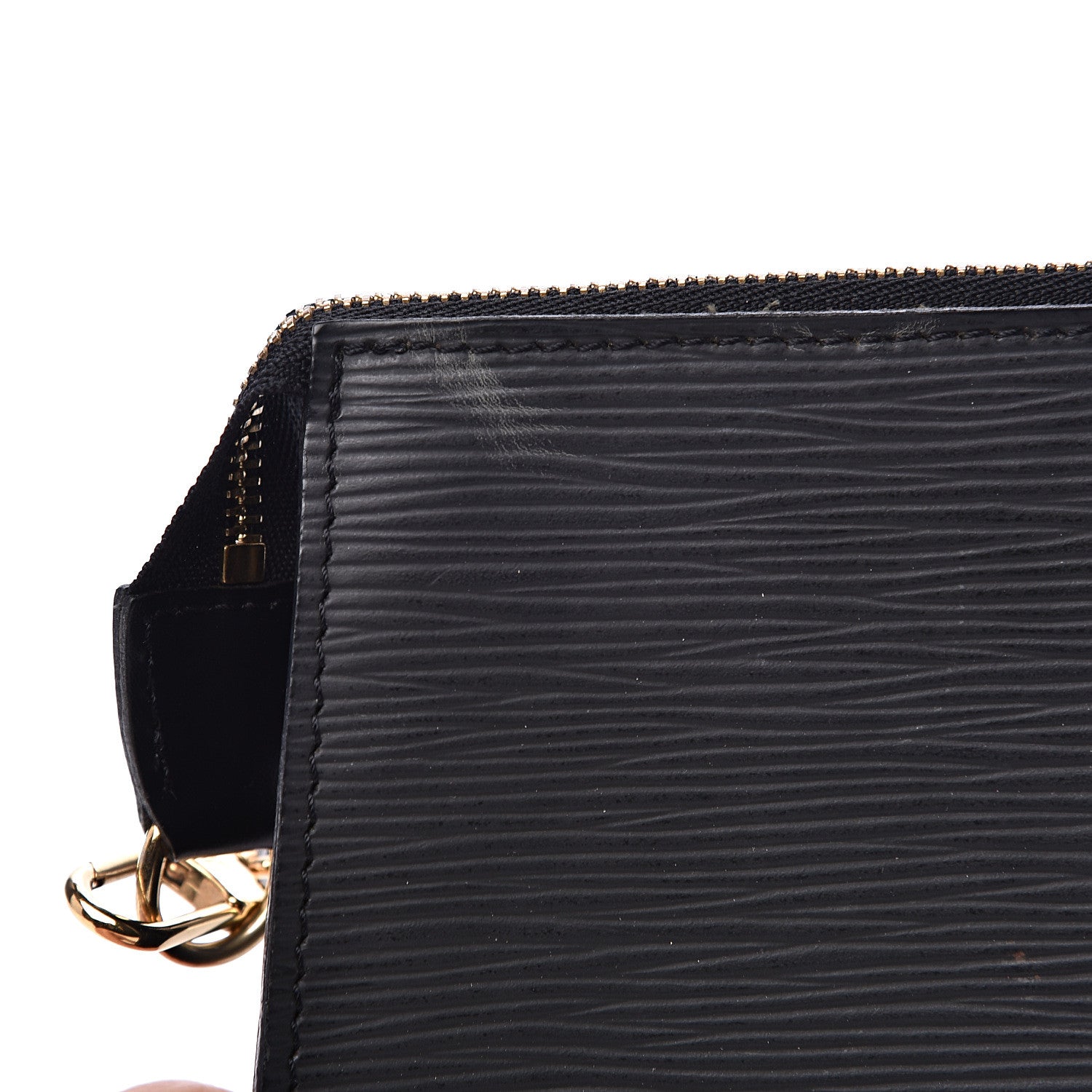Louis Vuitton Epi Pochette Accessories 24 Black 10 of 10