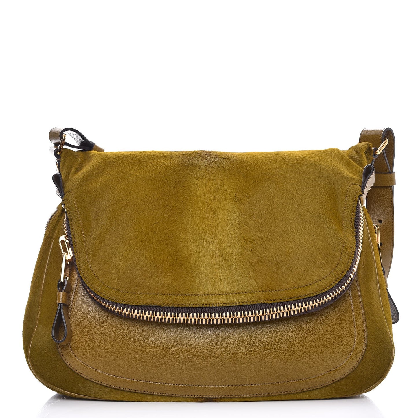 Calfskin Calf Hair Large Jennifer Olive
