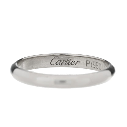 Cartier Platinum 2mm 1895 Wedding Band Ring 49 4.75 4 of 6