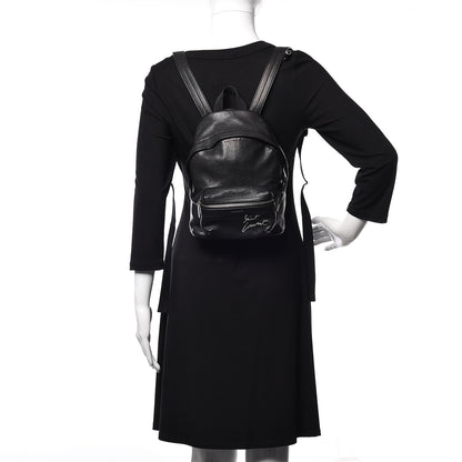 Saint Laurent Lambskin Mini Toy City Backpack Black 2 of 14