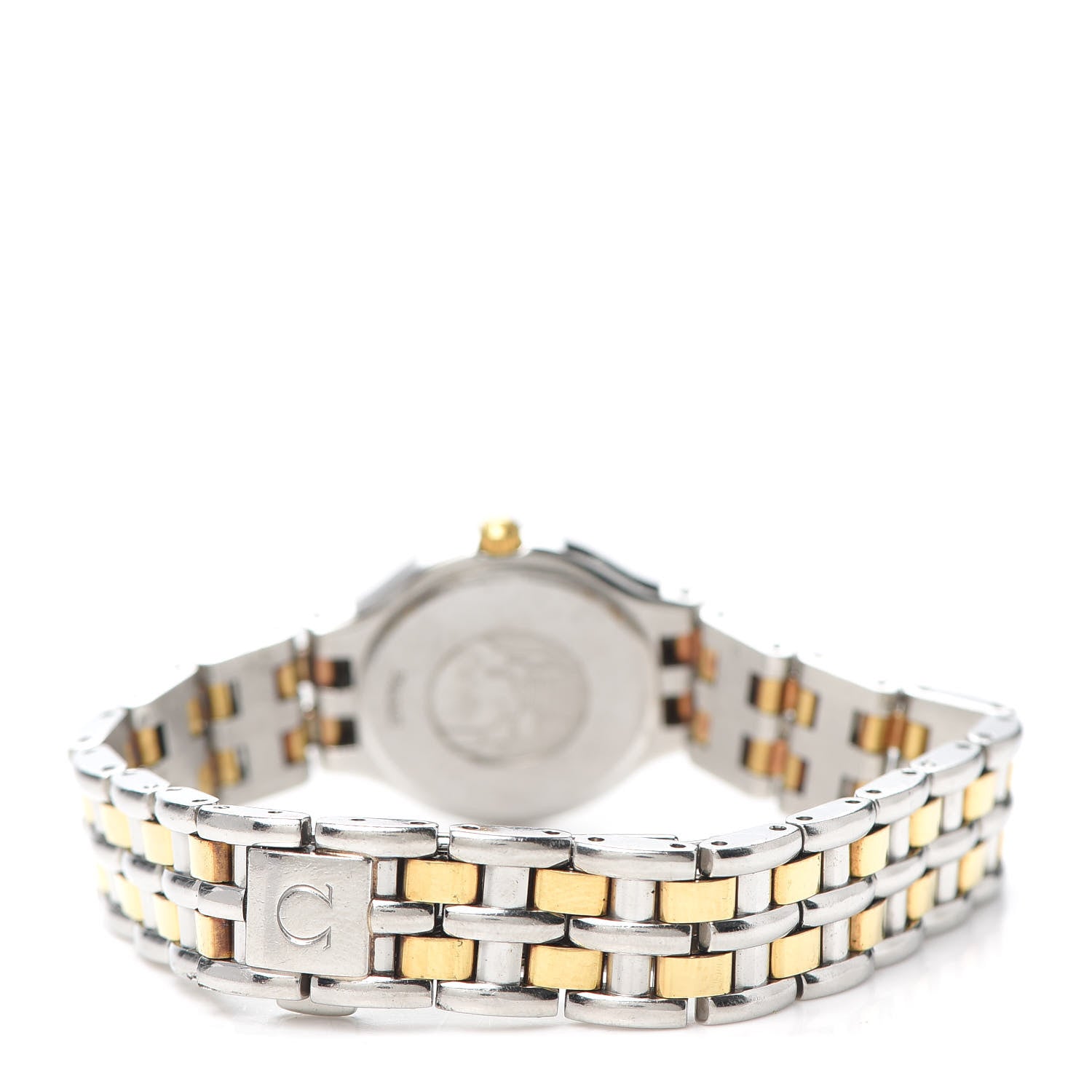 Omega Stainless Steel 18K Yellow Gold 23mm De Ville Quartz Watch White 795.0901 3 of 5
