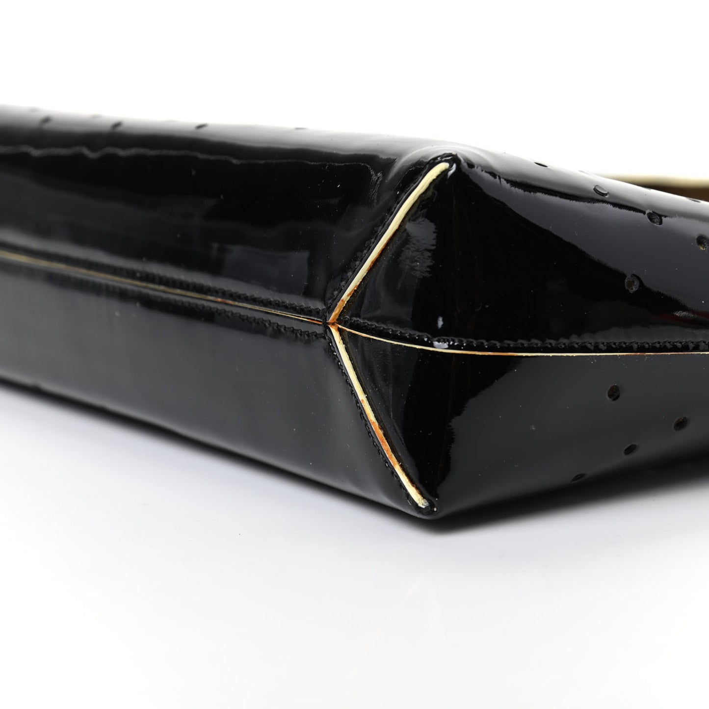 Patent Perforated CC Handle Bag Black