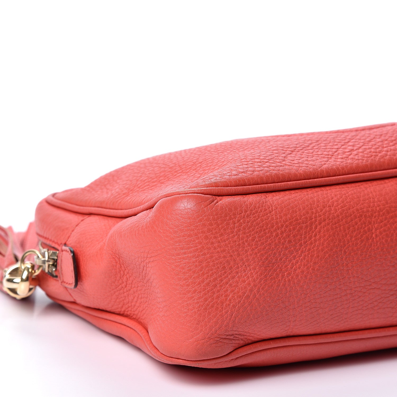 Gucci Pebbled Calfskin Small Soho Bowler Begonia Pink 9 of 10