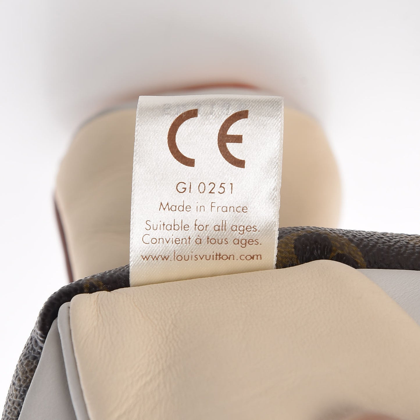 Calfskin Monogram Doudou Oscar Dog Beige