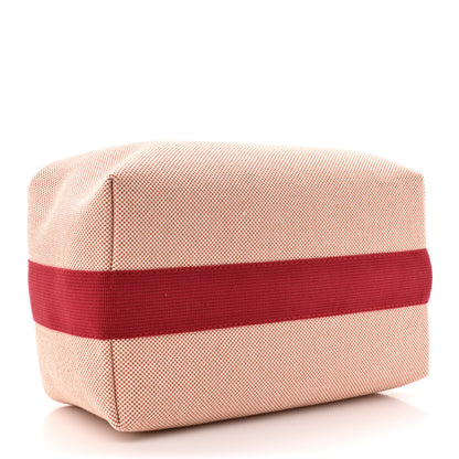 Hermes Canvas Large Bride-A-Brac Cabriole Case Terracotta 4 of 10