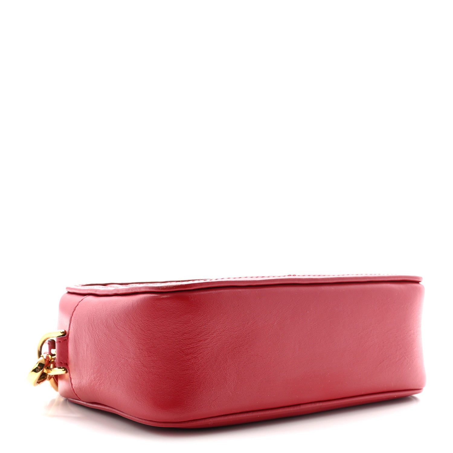 Fendi Vitello Century FF 1974 Embossed Mini Camera Case Fragola 4 of 10