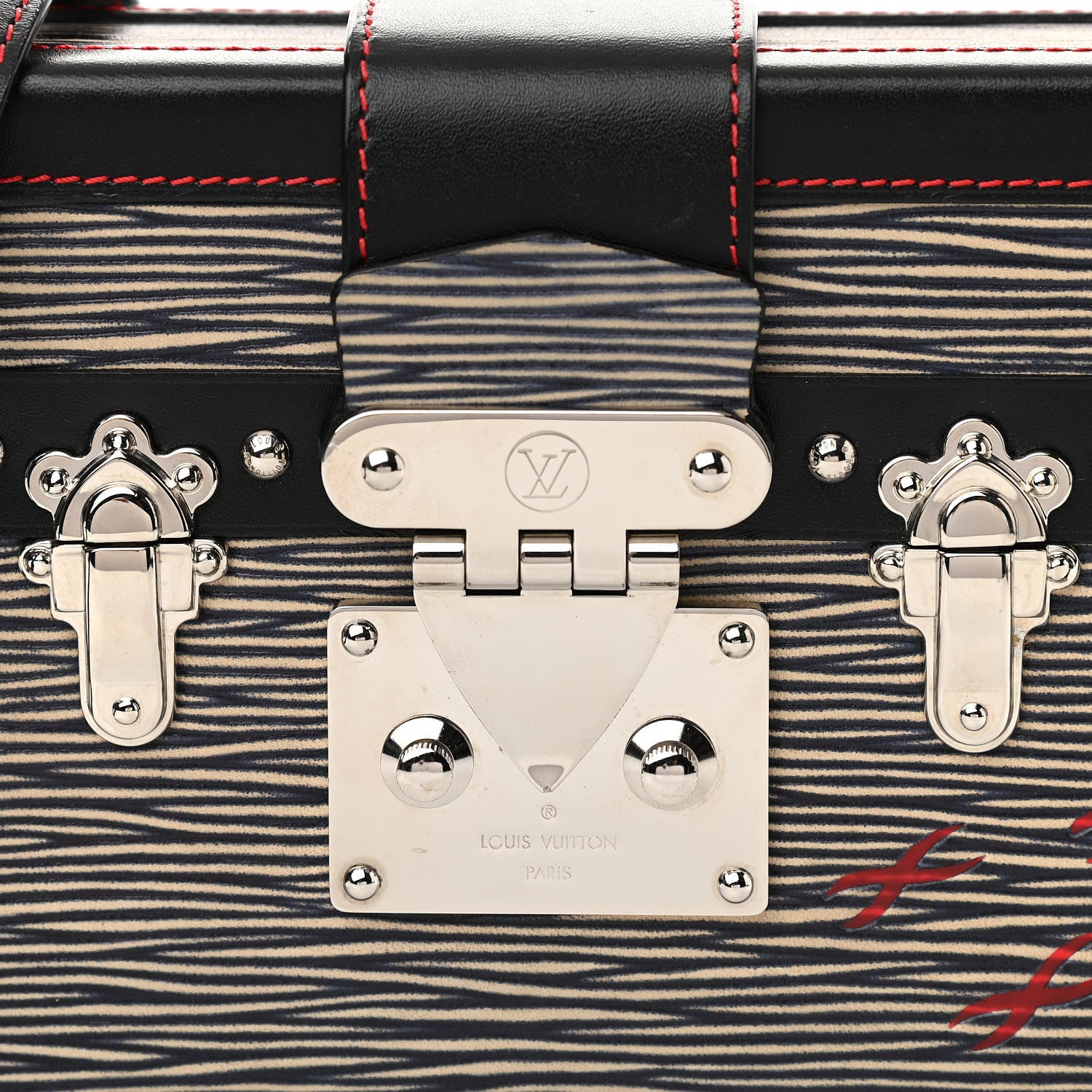 Louis Vuitton Epi Petite Malle Denim Dark 6 of 9