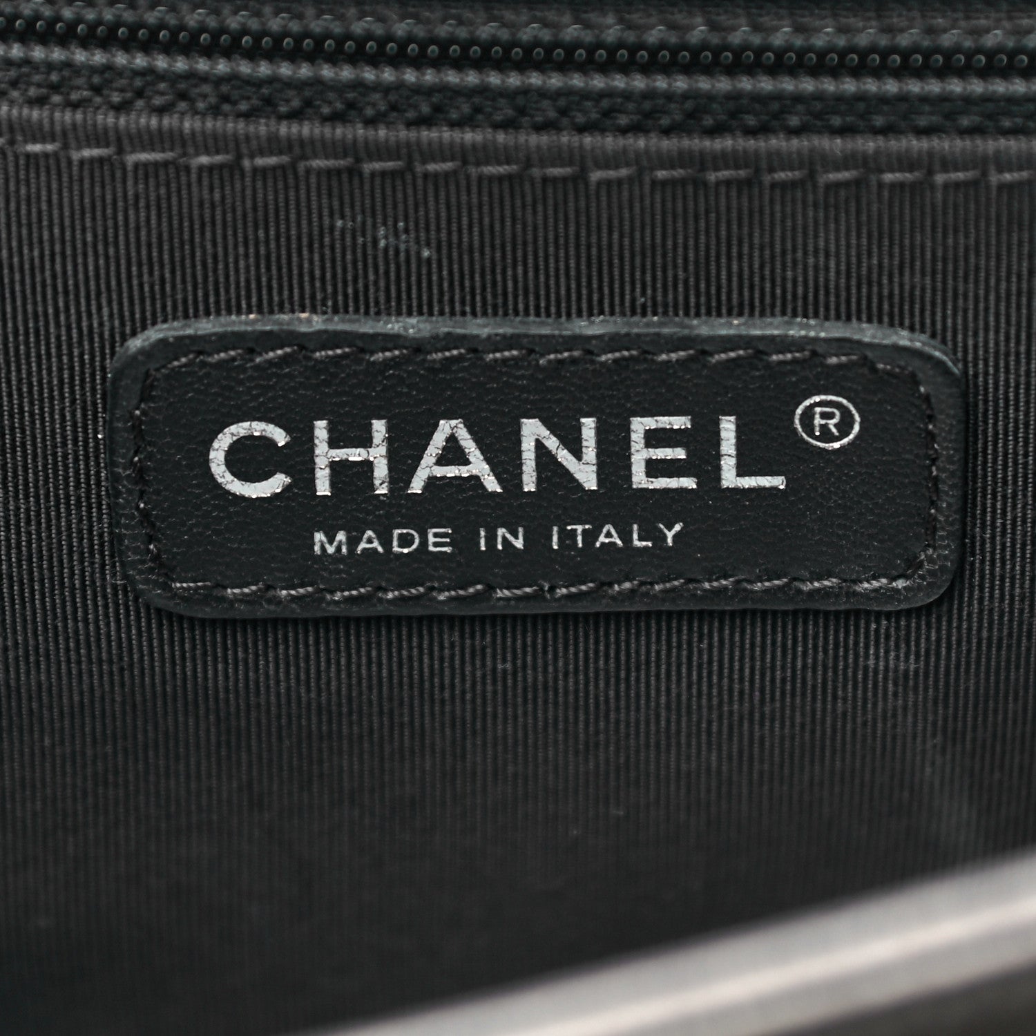Chanel Lambskin Embossed New Medium Boy Cube Flap Grey 6 of 14