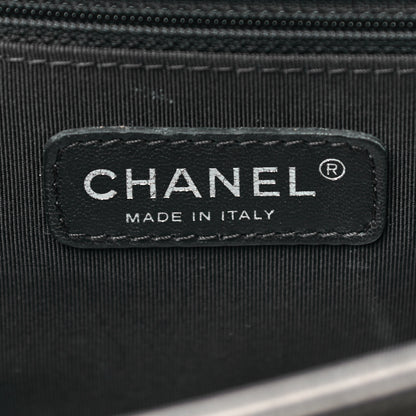 Chanel Lambskin Embossed New Medium Boy Cube Flap Grey 6 of 14