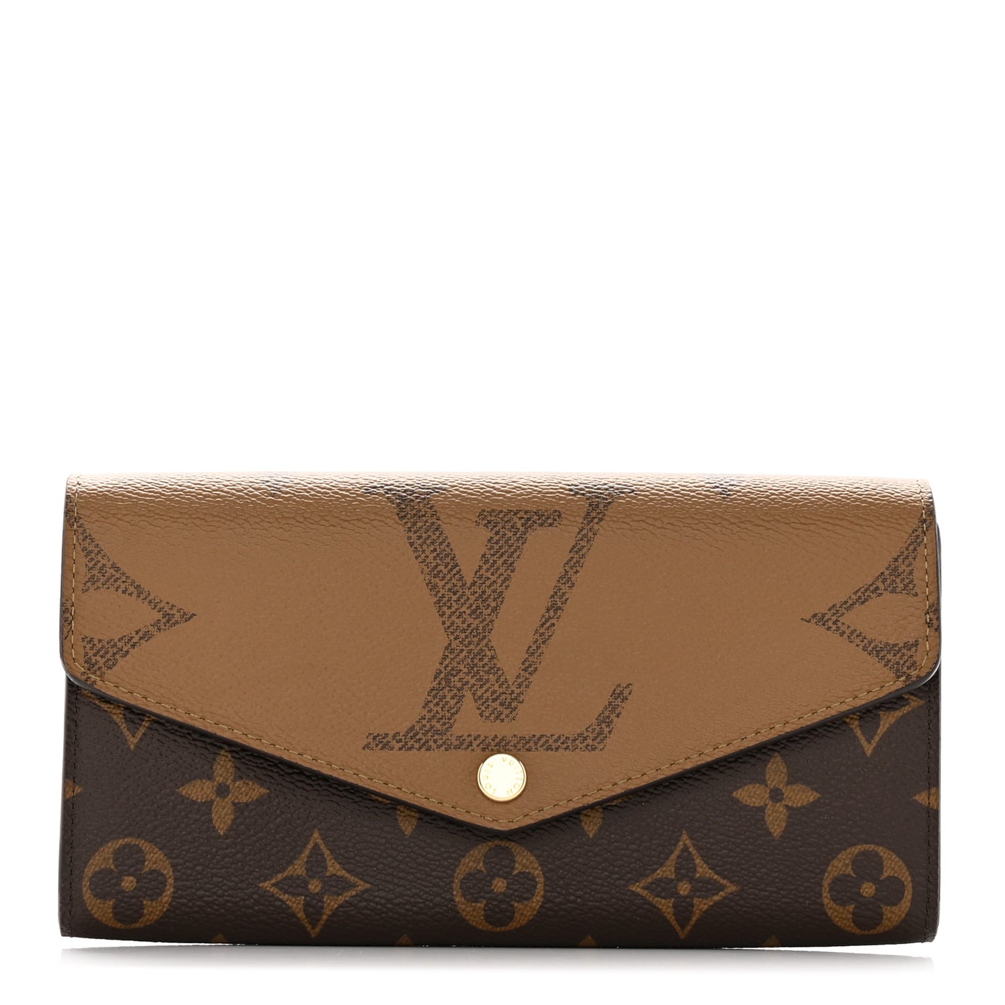 Reverse Monogram Giant Sarah Wallet