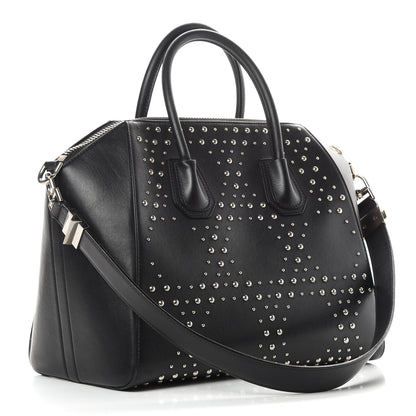 Givenchy Calfskin Medium Studded Antigona Black 3 of 15