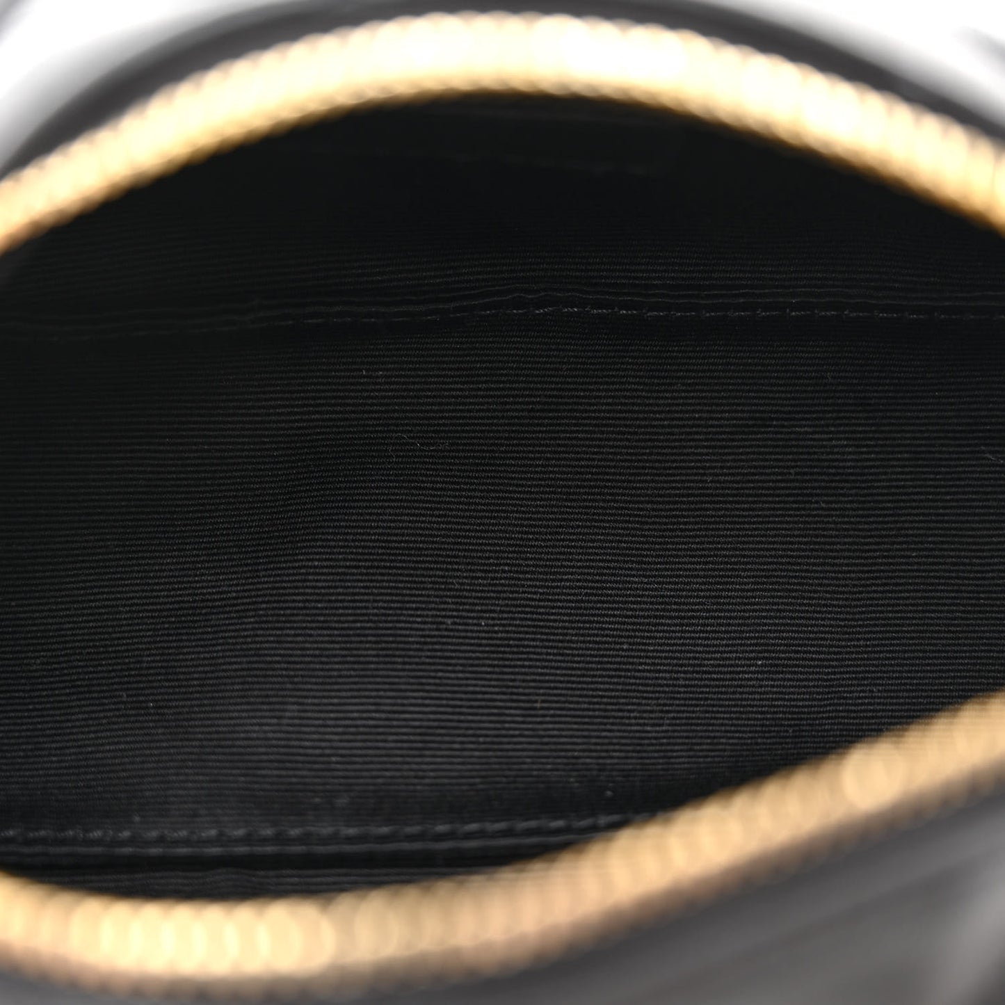 Lambskin Monogram Mini Sade Tube Bag Black