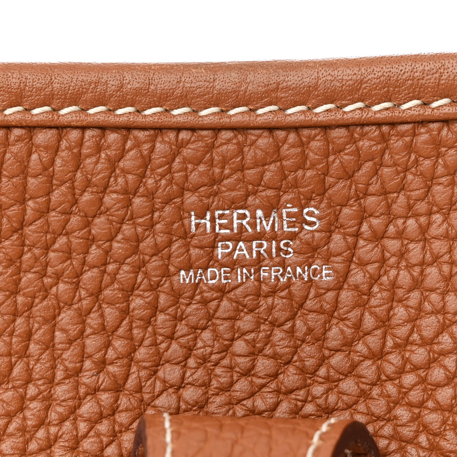 Hermes Taurillon Clemence EVELYNE III PM Gold 6 of 12