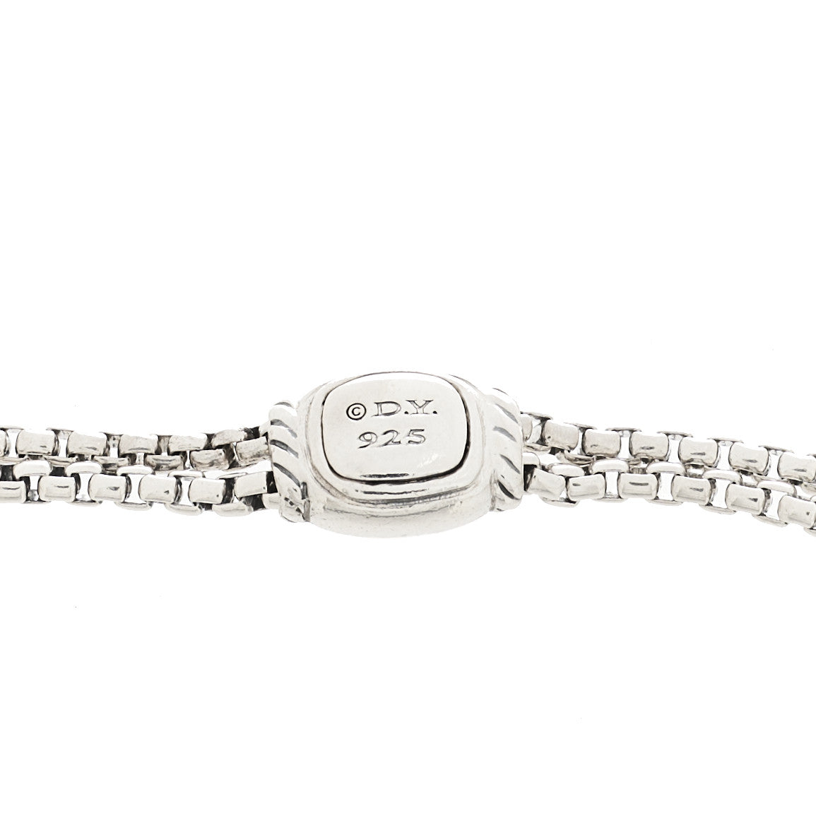 David Yurman Sterling Silver Diamond Petite Pave Cross Bracelet 3 of 3
