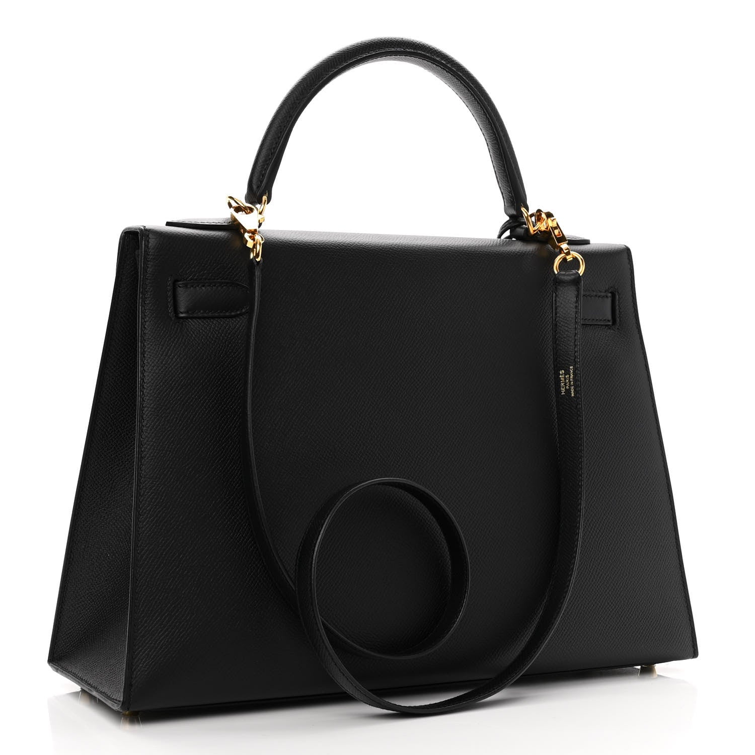 Hermes Epsom Kelly Sellier 32 Black 3 of 10