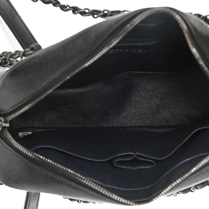 Chanel Caviar Lambskin Quilted Coco Break Camera Case Black 6 of 12