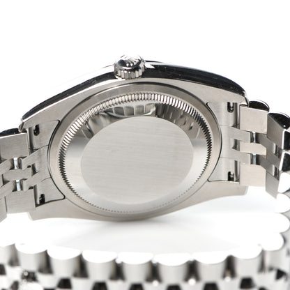 Rolex Stainless Steel 36mm Oyster Perpetual Datejust Watch White Roman 116200 4 of 5