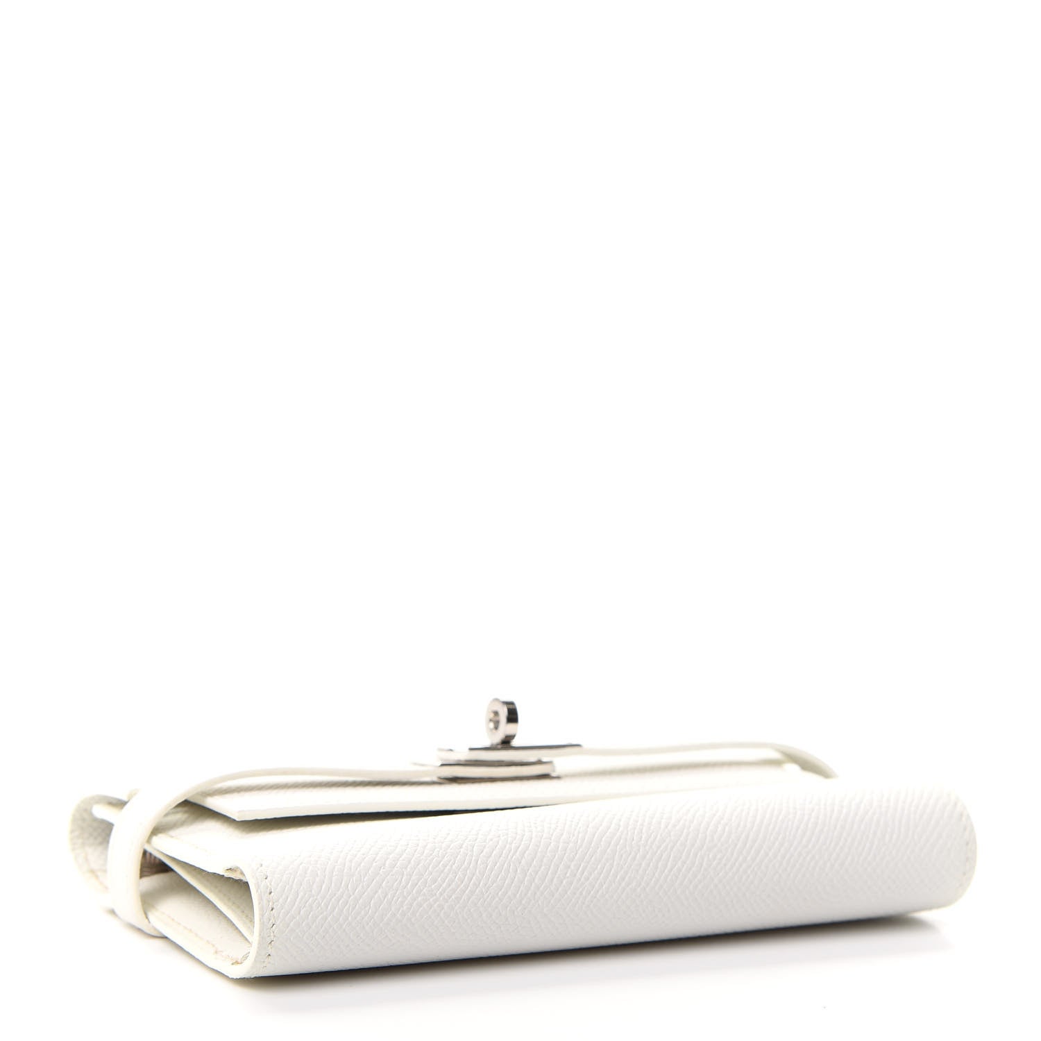Hermes Epsom Medium Kelly Wallet White 4 of 6