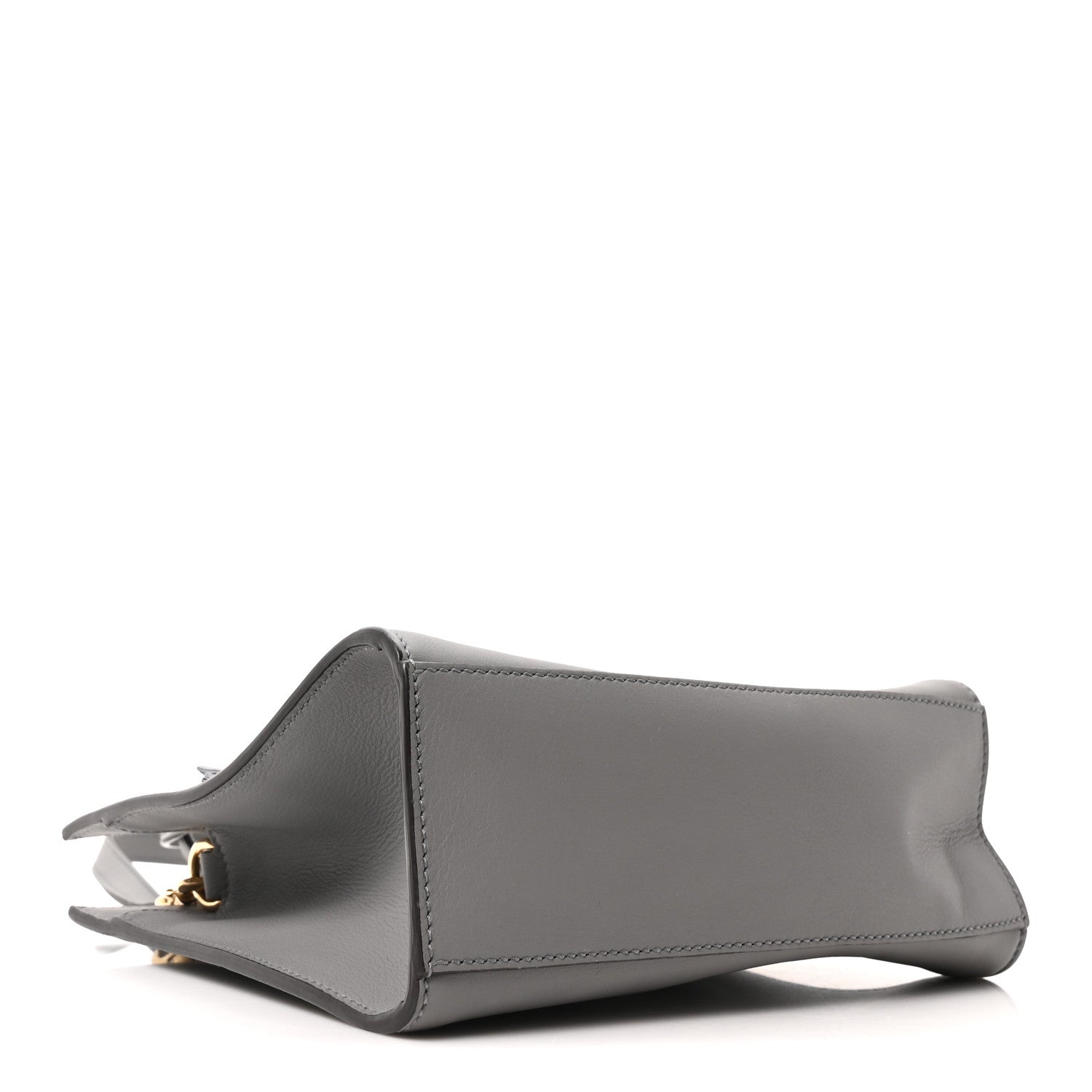 Gucci Calfskin Marmont Ribbon Top Handle Bag Deep Grey 1797060