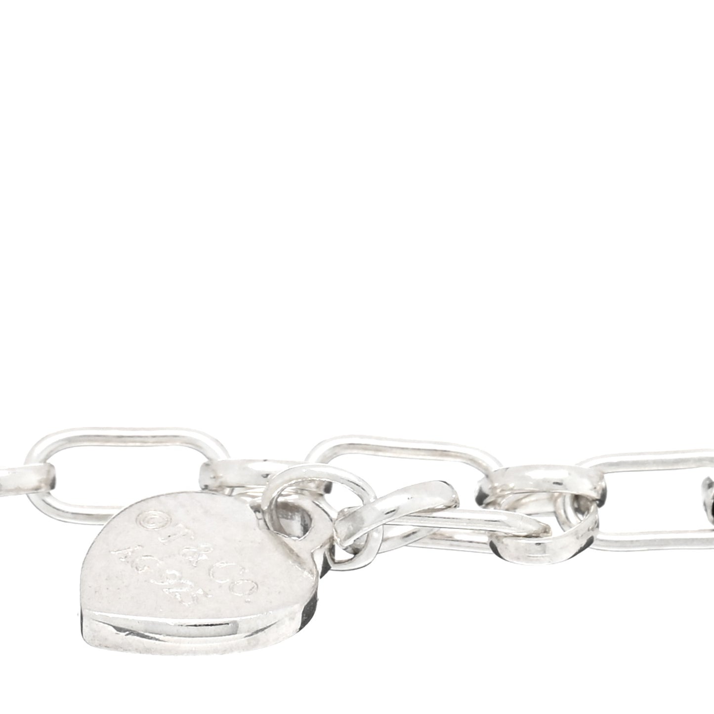 Sterling Silver Enamel Love Notes Logo Charm Bracelet Blue