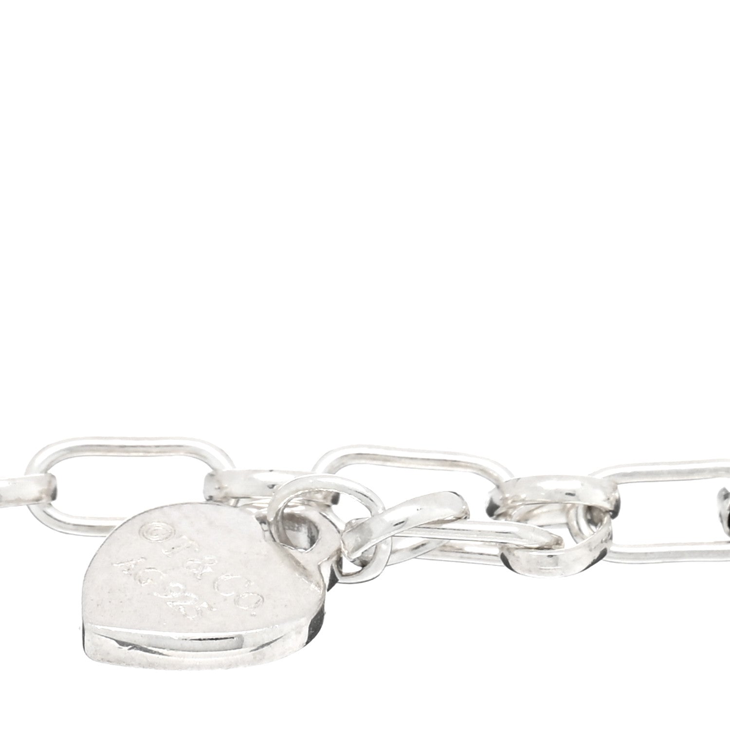 Tiffany Sterling Silver Enamel Love Notes Logo Charm Bracelet Blue 3 of 3
