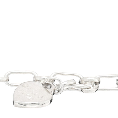 Tiffany Sterling Silver Enamel Love Notes Logo Charm Bracelet Blue 3 of 3