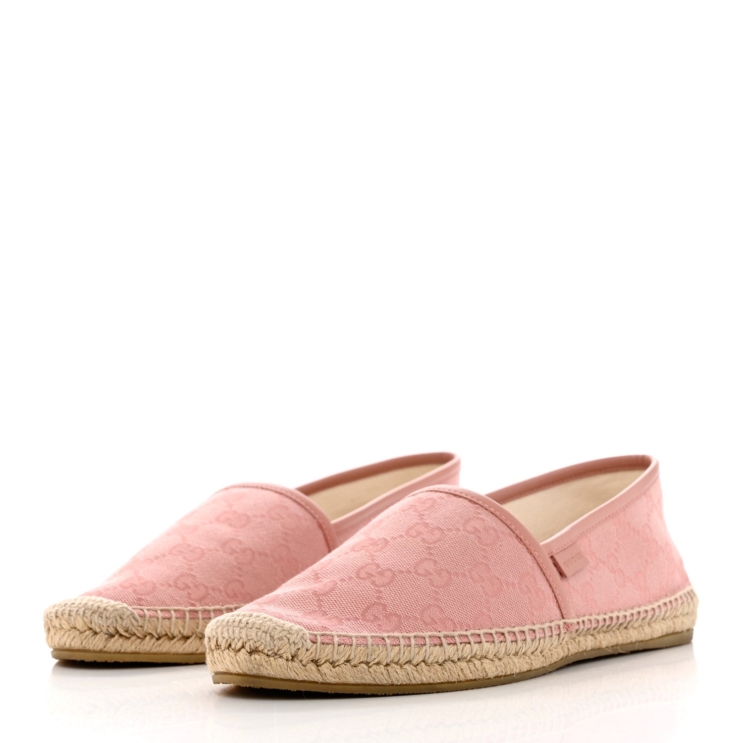 Gucci Monogram Espadrilles 40.5 Soft Pink 3 of 11