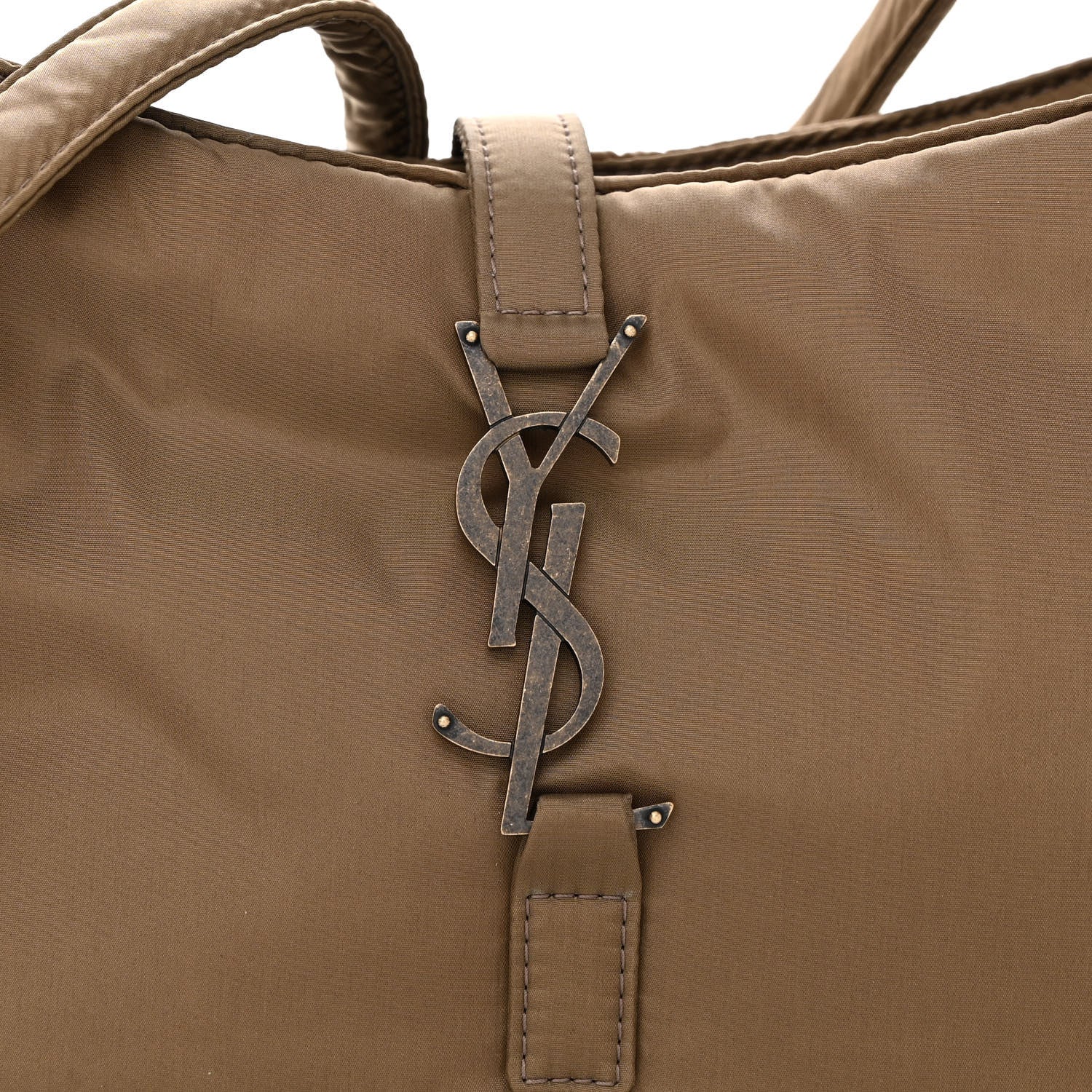 Saint Laurent Econyl Nylon Le 5 A 7 Hobo Bog Green 8 of 10