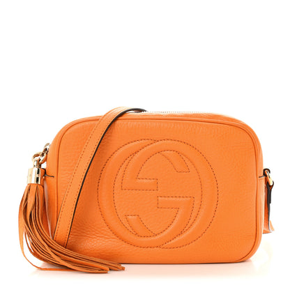 Gucci Pebbled Calfskin Small Soho Disco Bag Curcuma 1 of 16