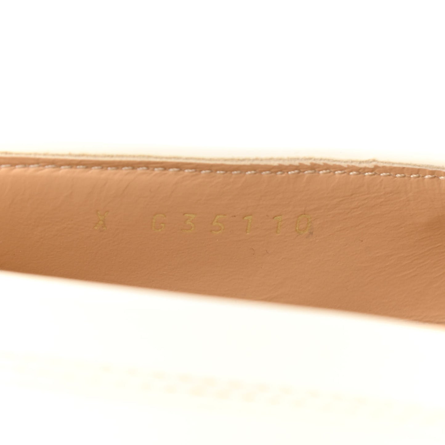 Patent CC Mocassin Loafers 36 White