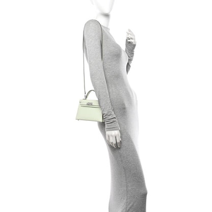 Hermes Epsom Mini Kelly Sellier 20 Vert Fizz 3 of 10
