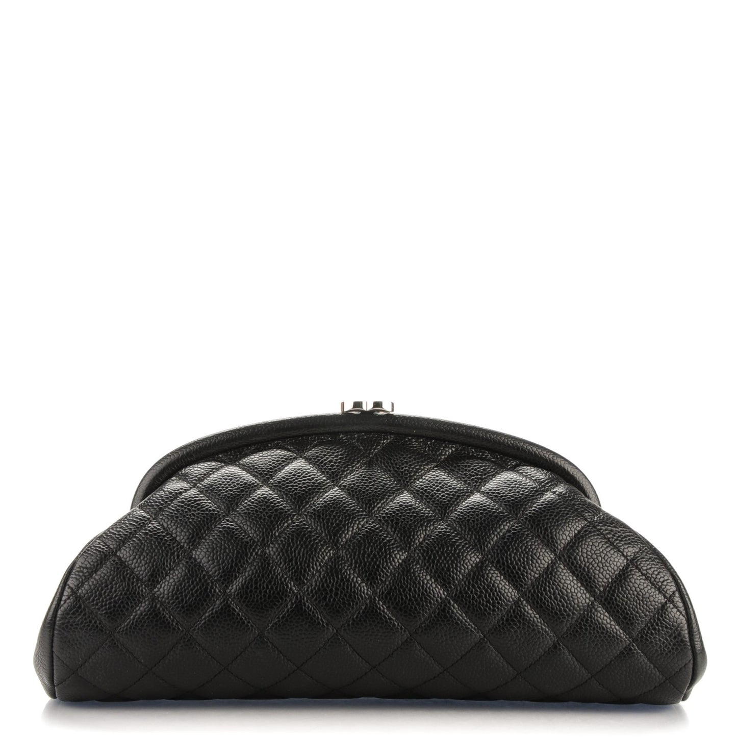 Caviar Quilted Timeless Clutch Black