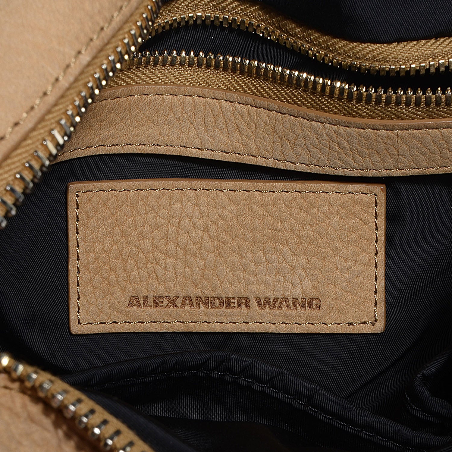 Alexander Wang Tumbled Nubuck Rocco Tan with Pale Gold Hardware 6 of 7