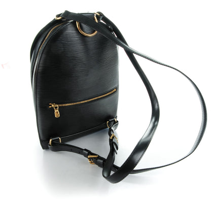 Louis Vuitton Epi Mabillon Backpack Black 3 of 7
