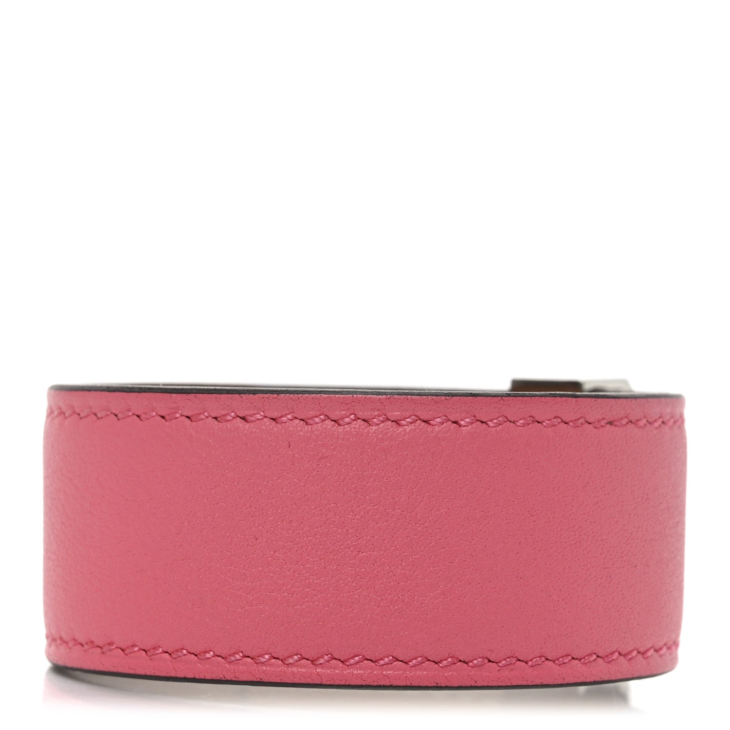 Hermes Epsom Collier de Chien 24 Bracelet T1 Rose Jaipur 3 of 5