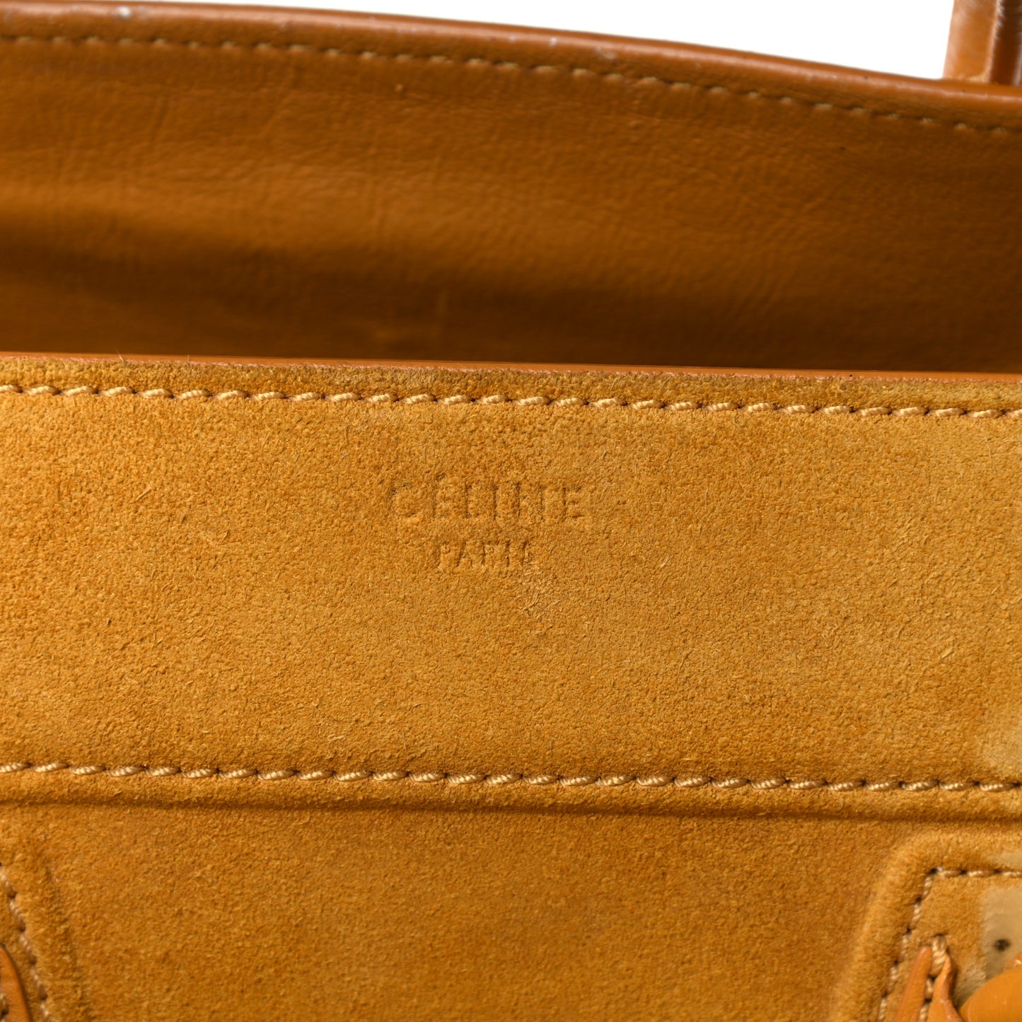 Suede Medium Phantom Luggage Amber