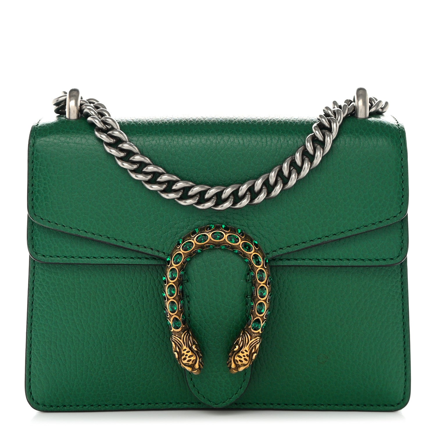 Gucci Calfskin Mini Dionysus Shoulder Bag Emerald 1 of 13