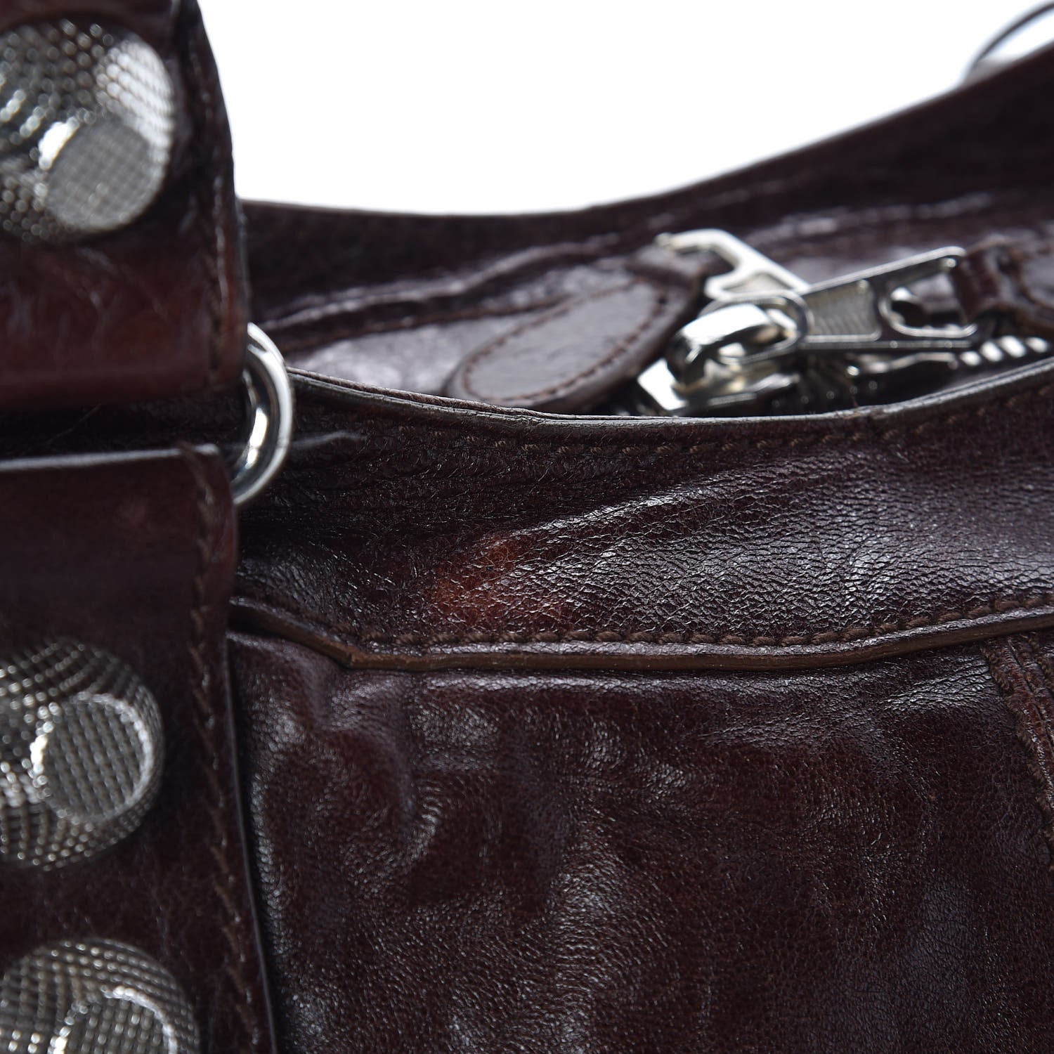 Balenciaga Chevre Giant 21 Silver Hardware Part Time Mogano 12 of 17