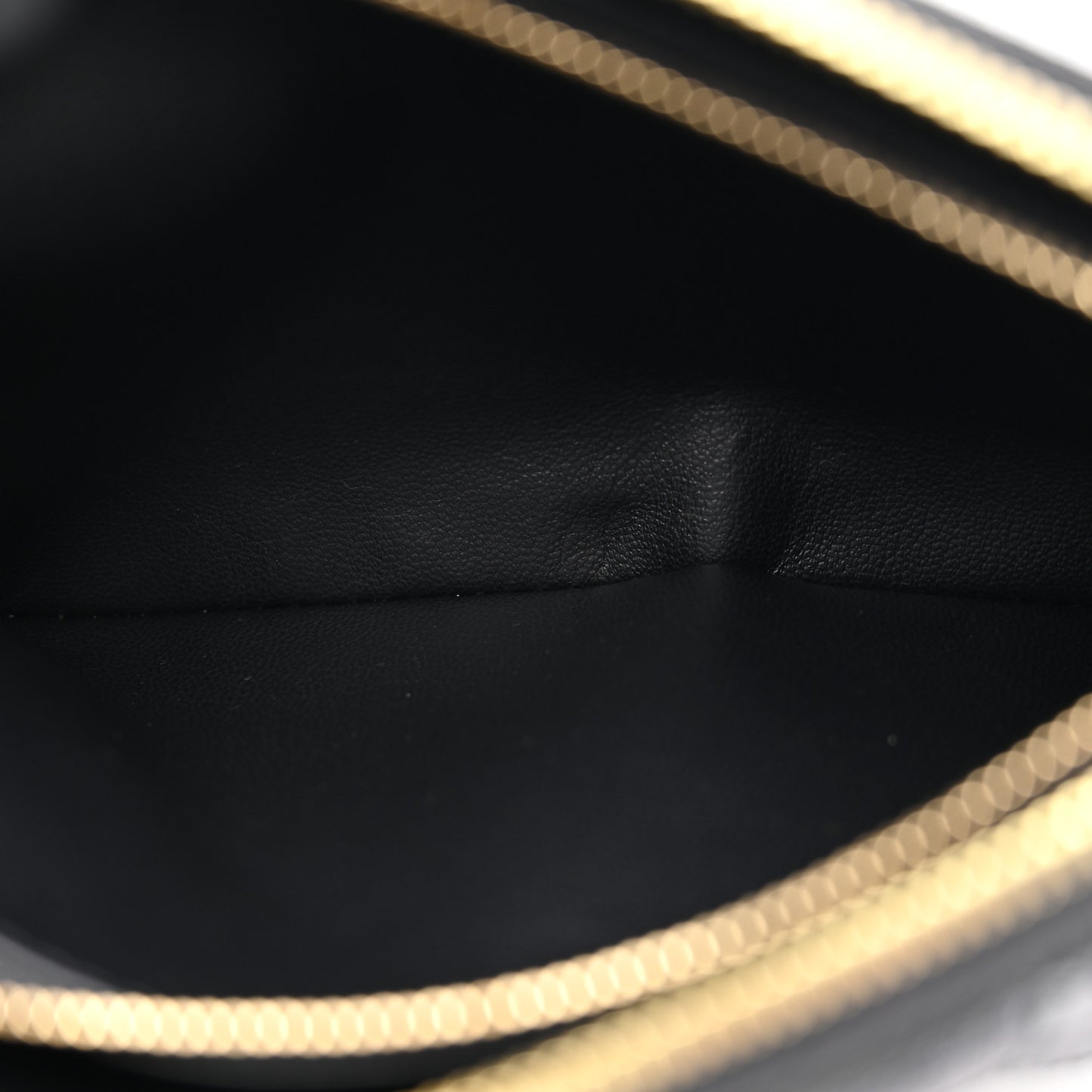 Satin Sequin Embroidered Damier Coussin BB Black