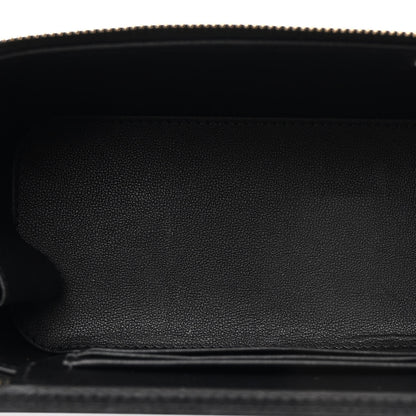 Chanel Lambskin Quilted Small Top Handle Vanity Case With Chain Black 5 of 10