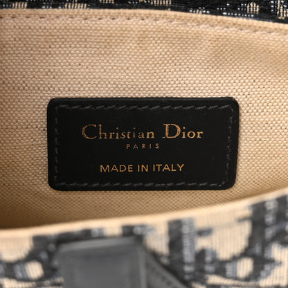 Christian Dior Oblique Mini Saddle Bag Blue 6 of 10