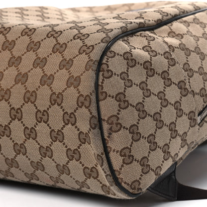 Gucci Monogram Travel Backpack Dark Brown 6 of 10