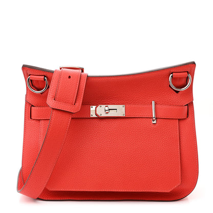 Hermes Taurillon Clemence Jypsiere 31 Rouge Pivoine 1 of 12