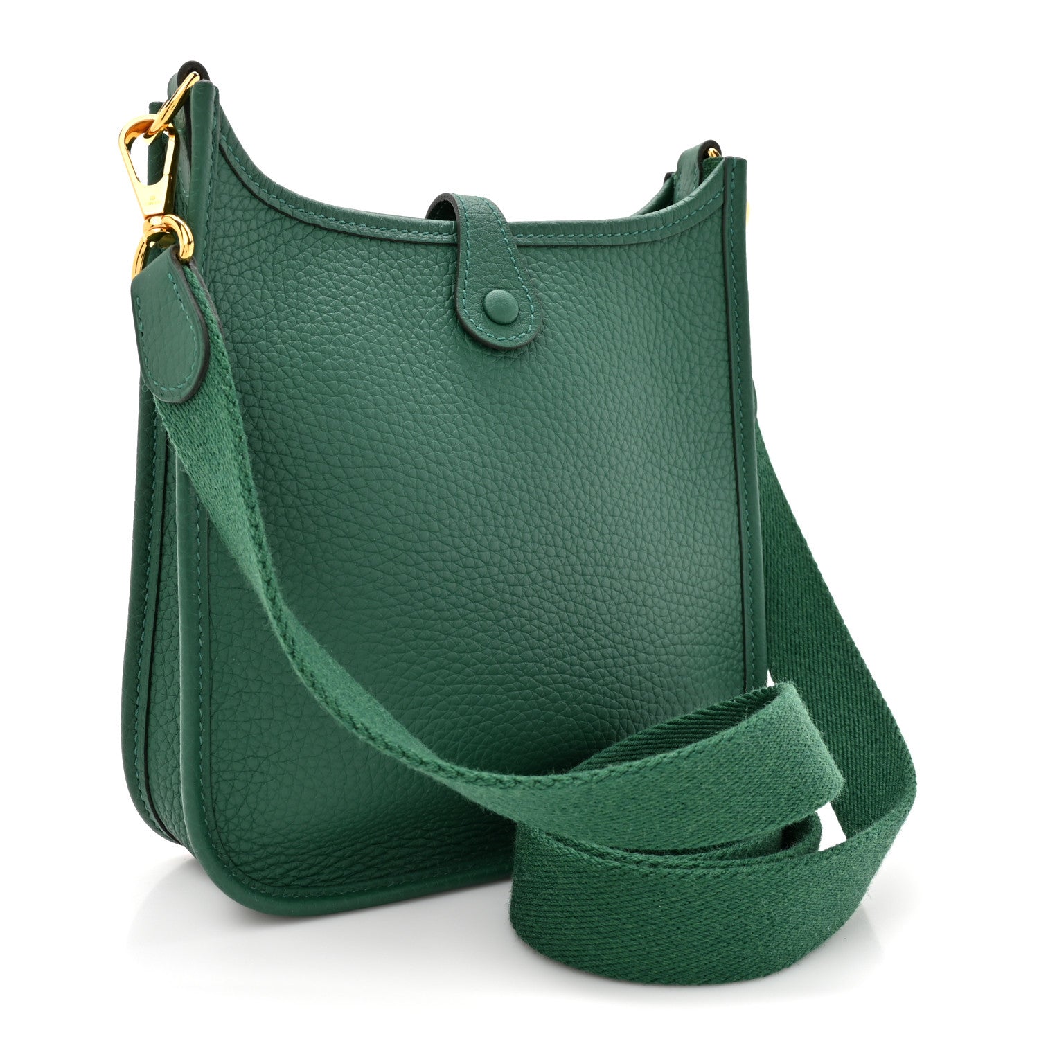 Hermes Taurillon Clemence Evelyne TPM Vert Vertigo 3 of 11