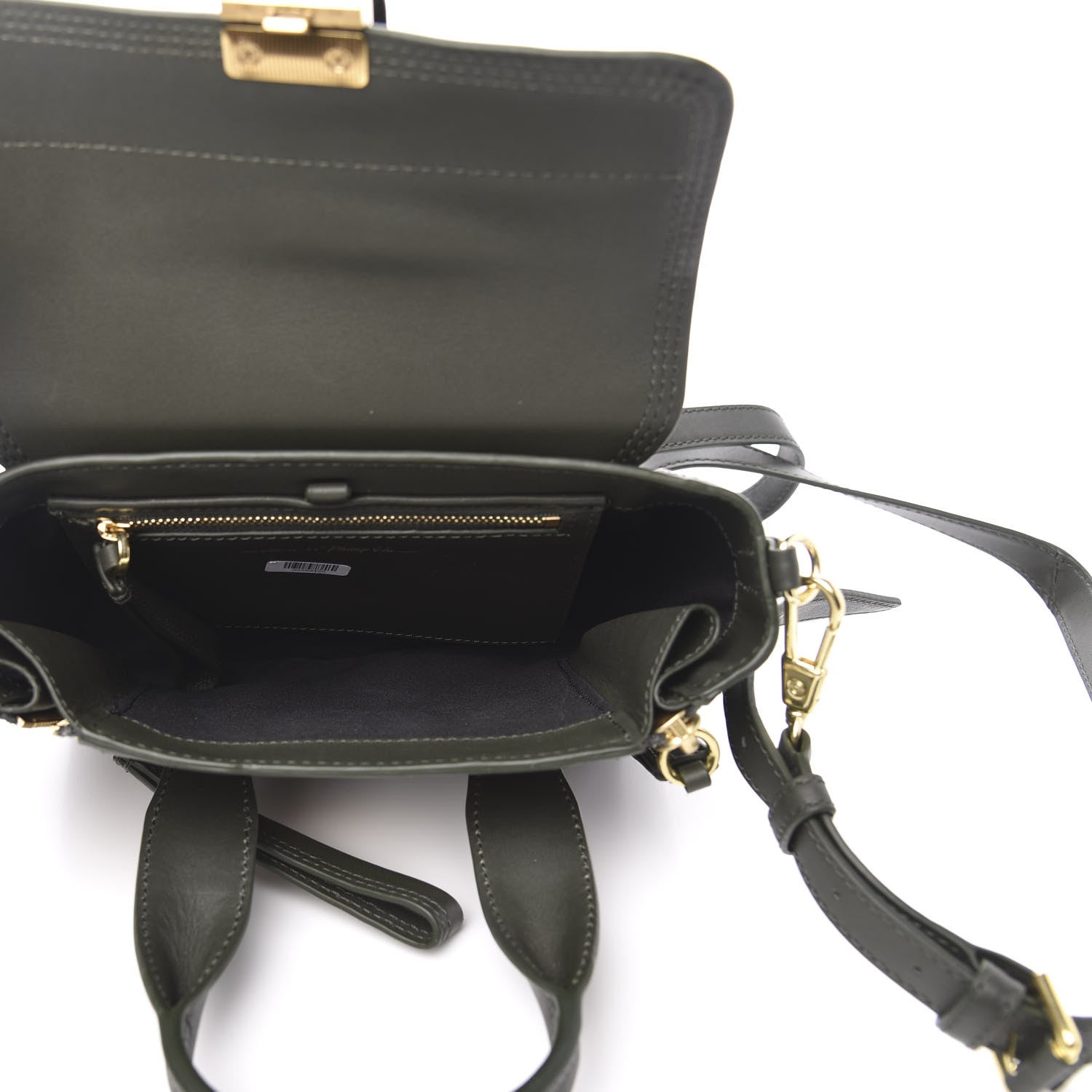 3.1 Phillip Lim 3.1 Calfskin Mini Pashli Satchel Military Green 5 of 10