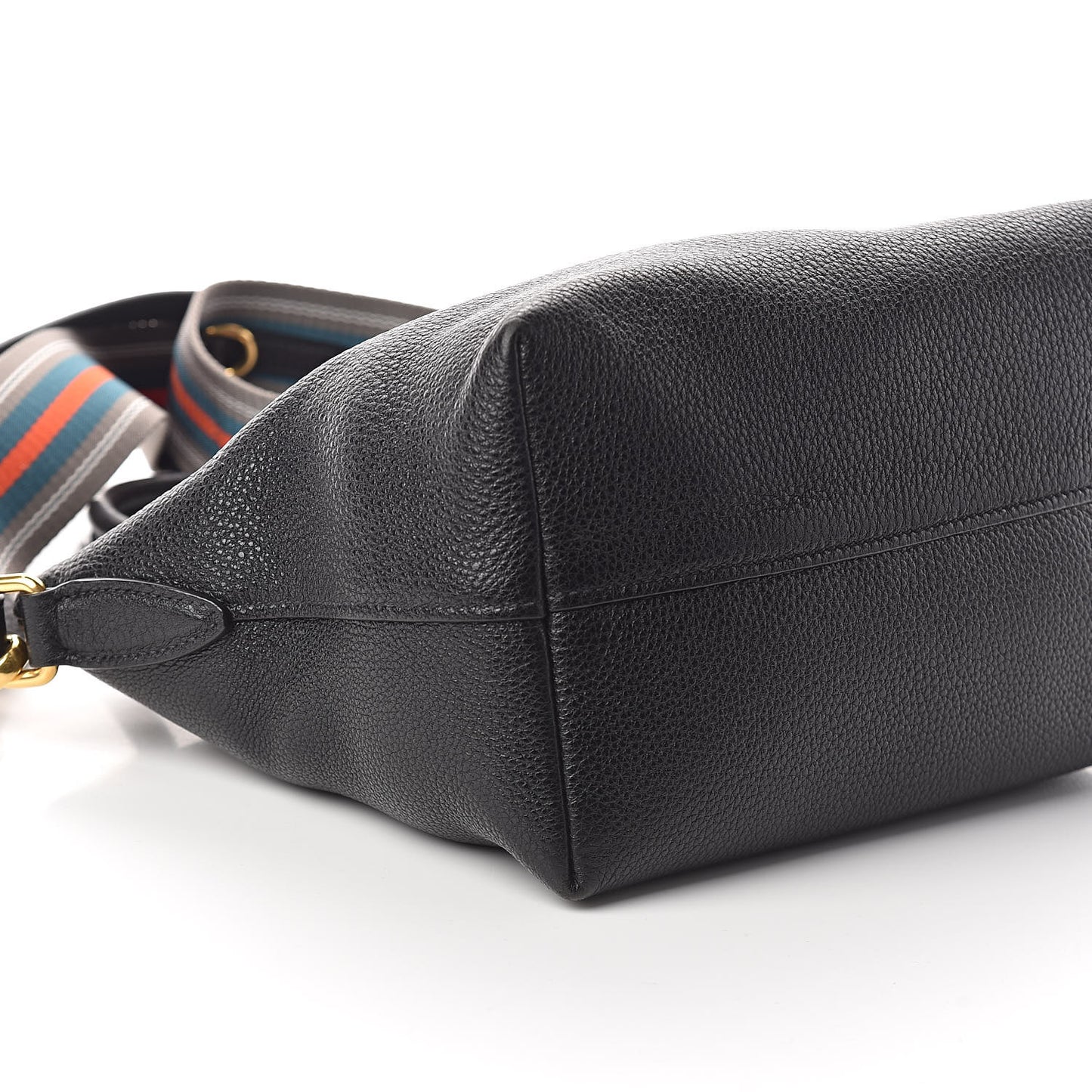 Vitello Daino Tote Black